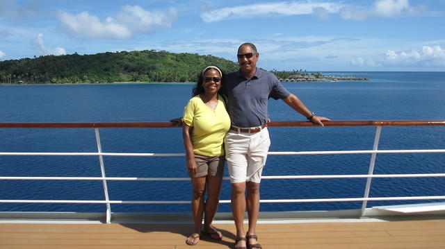 Ready for our first shore excursion