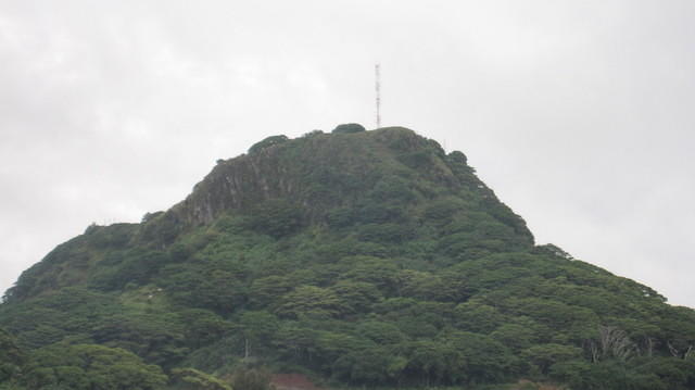 Summit on Raiatea seen from ship