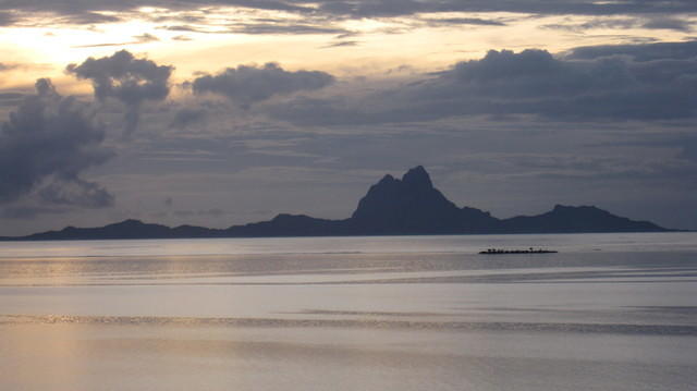 Departure from Bora Bora