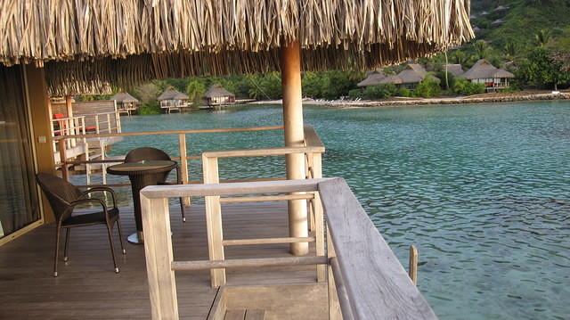 View of our overwater bungelow